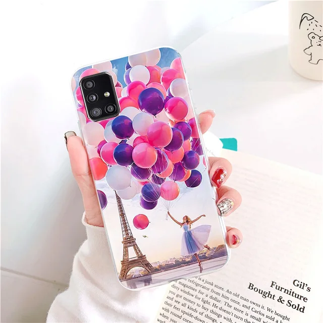 For Samsung A32 Case For Samsung Galaxy A12 A21S A52 A72 A51 A71 Flamingo Soft TPU Silicone 4G 5G A325F A326B Back Cover Fundas J115