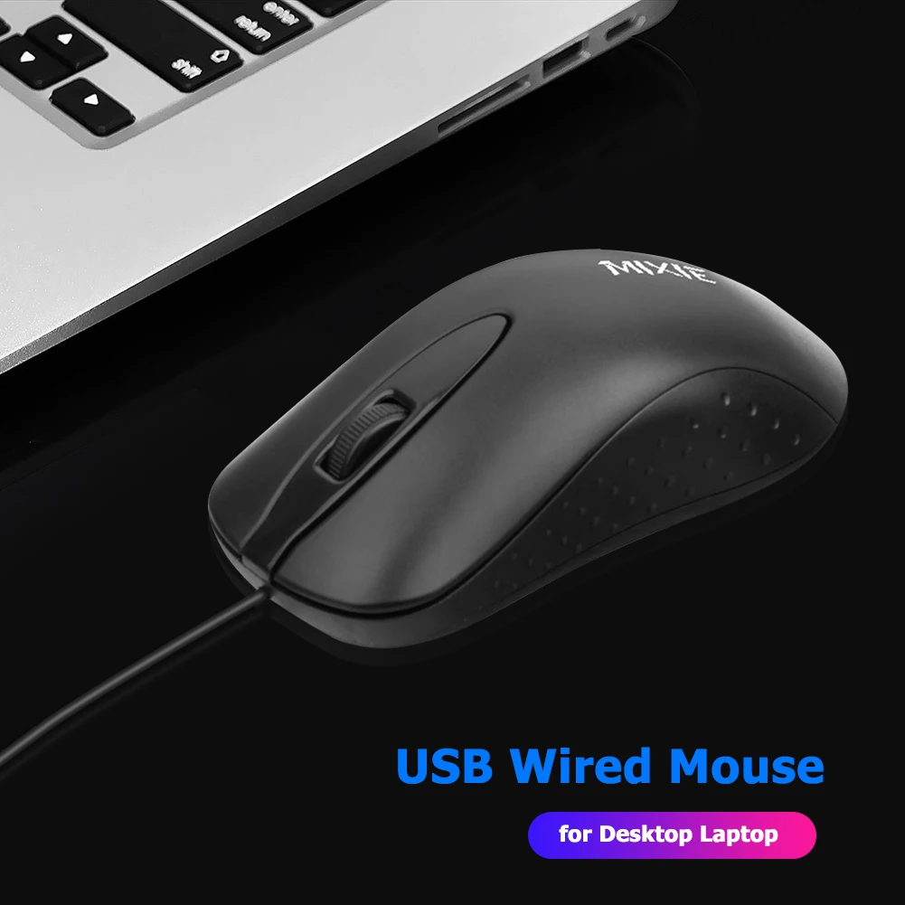 X1 3 кнопки USB Проводная мышь для домашнего офиса 1000DPI оптическая правая и левая