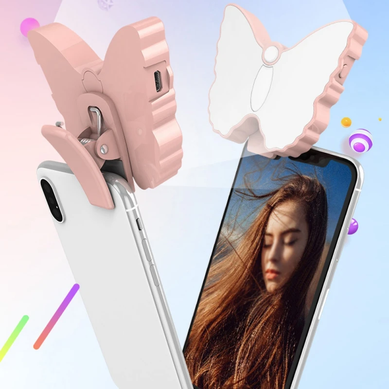 Мобильный телефон IPhone портативный роскошный светодиодный вспышка для селфи-камеры заполняющий светильник