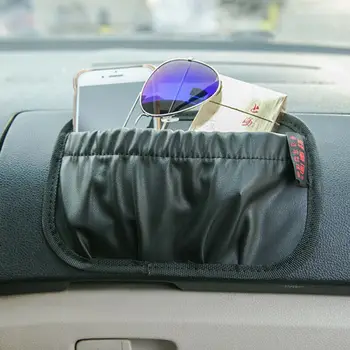 

Faroot Portable Easy To Remove Car Multi-Use PU Leather Thin Storage Bag Seat Organizer Holder Universal Auto Organizer