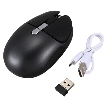 

Wireless Bluetooth Mouse Ergonomic Design Mouse Mute Mini Optical Portable Gaming Mouse with USB Receiver