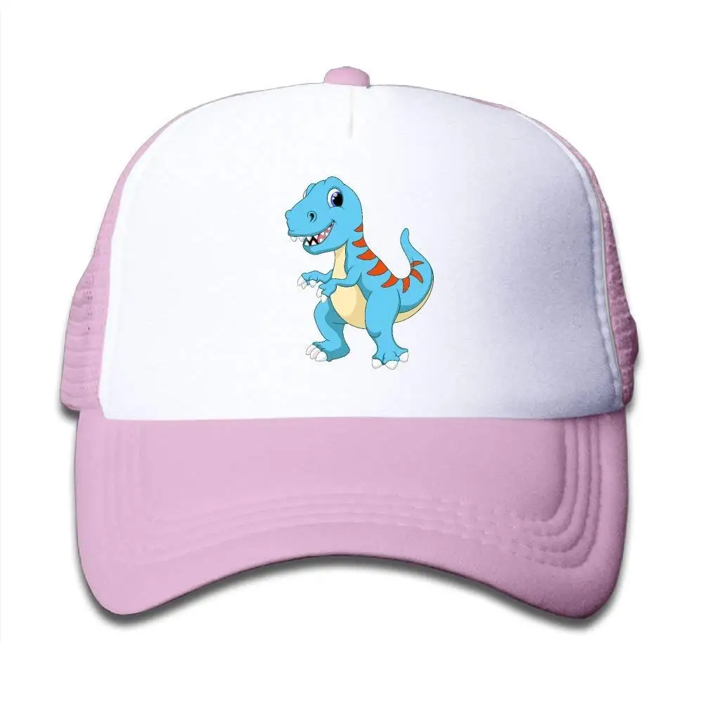 TSDFCMesh бейсболки Snapback Hat синий милый динозавр Мальчики-девочки регулируемые