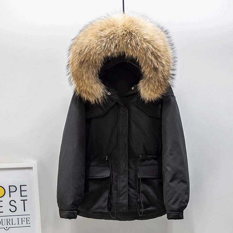 Janveny Short Puffer Jacket Winter Women's Down