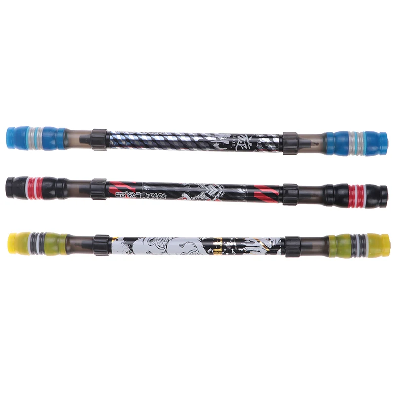 1pcs ZG-5091 Ball Point Penspinning Non Slip Coated Spinning Pen Learning Office Supplies