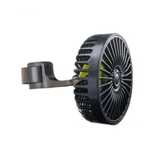 F407 12V-24V USB Car Fan For Car Headrest Bars Fans ABS Three Speeds Summer Cooling Fan High Airflow Fan