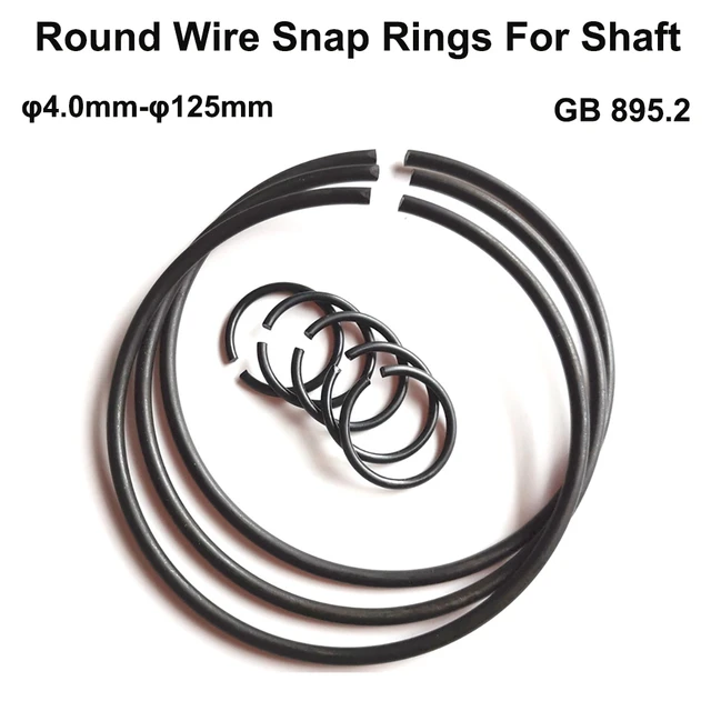 5pcs Wire Diameter 1.8mm Sus304 Stainless Steel C Circlips Round Wire Snap  Rings For Shaft Hole Retainer Shaft Od=19.6mm~74mm - Springs - AliExpress