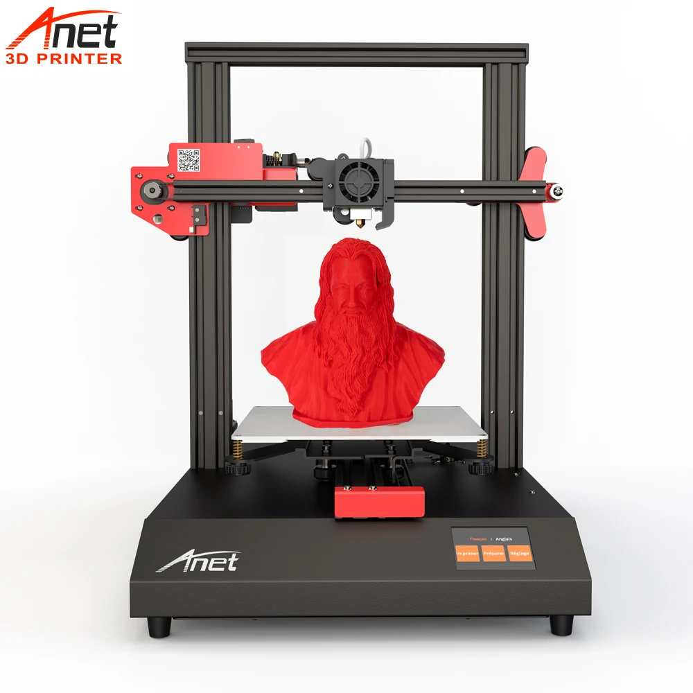 Новый 2 8 ''сенсорный Anet ET4 настольный 3d принтер комплект автоматическое
