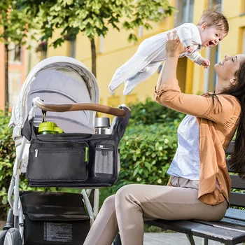 

Multi-functional Baby Stroller Bag Reasonable Storage and Convenient Access Outdoor Trolley Hand Bag Wheelchair Organizer