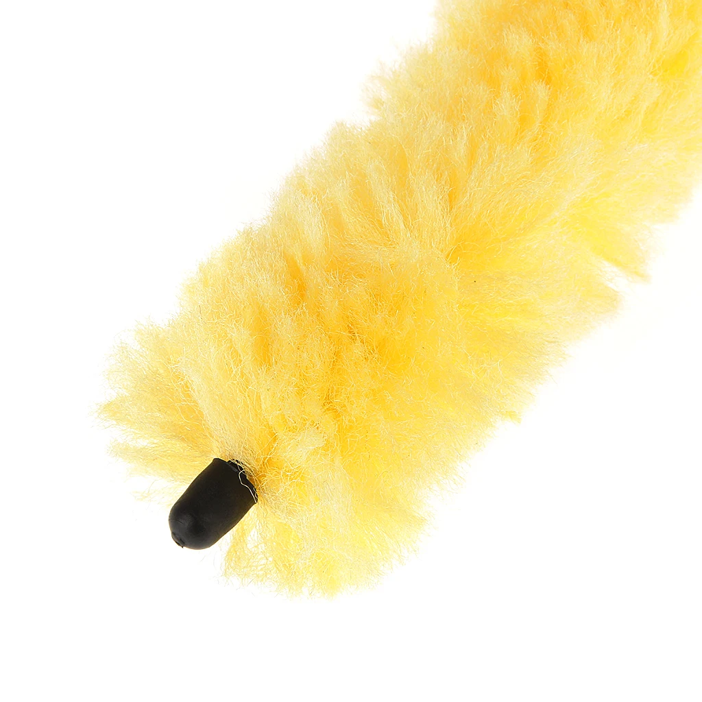 51cm Fibers Cleaning Brush Cleaner Pad Saver for Alto Saxophone Soft Yellow