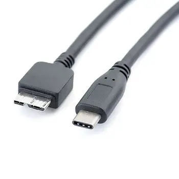 

USB 3.1 Type-C to USB 3.0 Micro B Cable Connector Data Line for Hard Drive Smartphone Cell Phone PC Computers H8WA