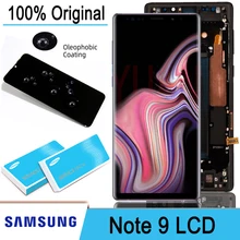 Original 6.4 amamamoled display lcd + touch screen digitador assembléia para samsung galaxy note 9 note9 n960d n960f peças de reparo