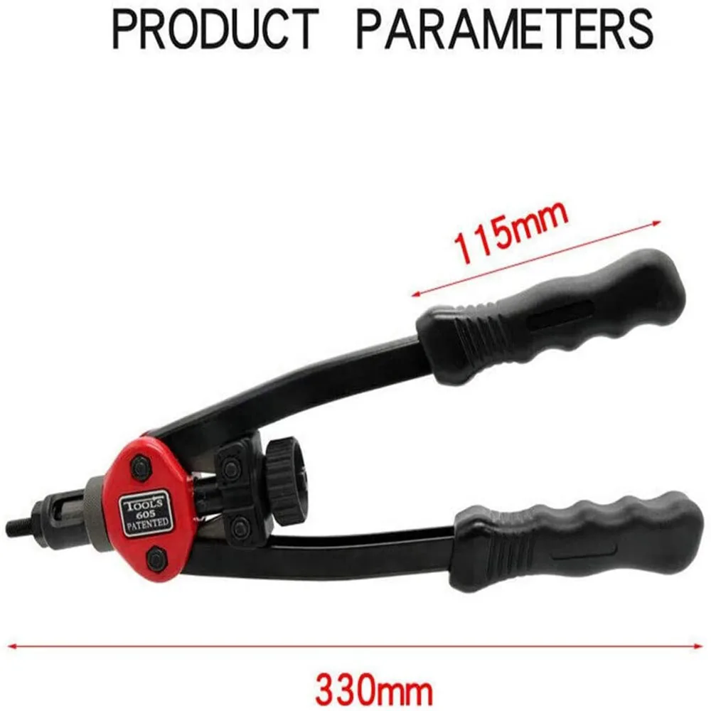 BT-605 Riveter Gun tool Hand Insert Rivet Nut Tool Manual Mandrels M3 M4 M5 M6 M8 M10 M12