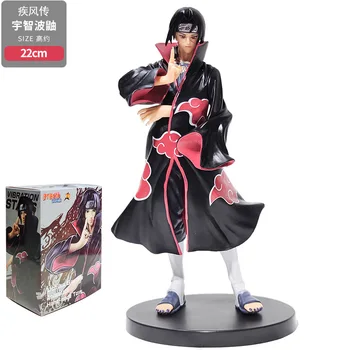 

22cm Anime Naruto Shippuden Figurine Uchiha Itachi Figure Creative decoration action figure model toys doll Christmas gifts kids