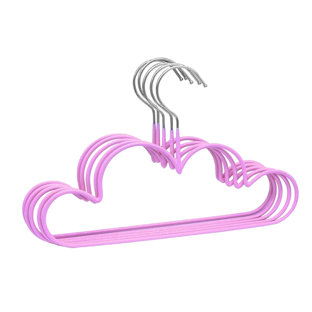 Cintres En Plastique Et En Metal 5 Pieces Cintres Durables Et A Design De Nuage Adaptes A Tous Les Vetements De Bebe Aliexpress