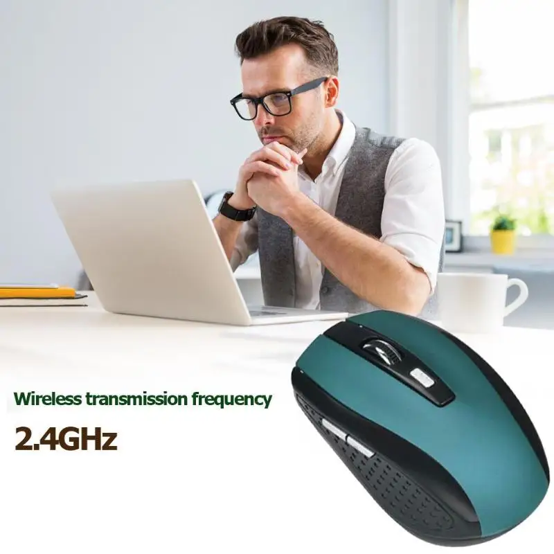 VODOOL 2,4 ГГц Беспроводная оптическая мышь 2000 dpi 6 кнопок игровая мышь Mause Gamer С usb-приемником для ПК и ноутбука игровая горячая распродажа
