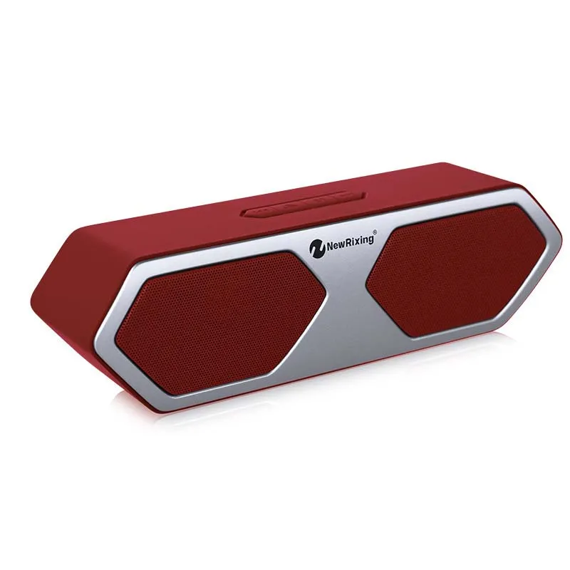 Красный Tws соединение Bluetooth Саундбар портативный беспроводной Колонка коробка динамик Поддержка TF карта FM стерео Hi-Fi коробки домашний кинотеатр - Цвет: Красный