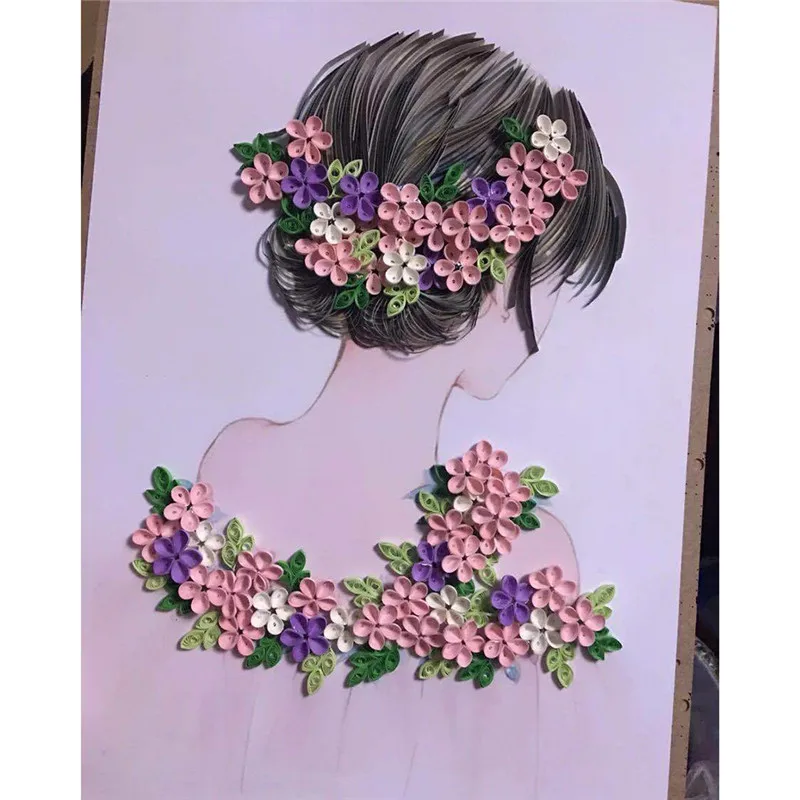 

100PCS/5mm DIY Quilling Paper Mixed-Color Decor Pressure Relief Gift Origami Craft Paper Hand Craft Child Stripes Quilling Paper