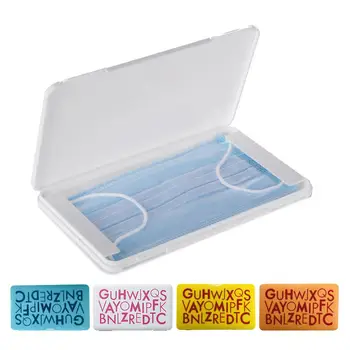 

Storage Box Portable Mask Storage Container Nontoxic Tissues Storage Case Organizer for Disposable Mask