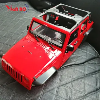 

Free Shipping Unassembled Kit 313 Wheelbase Convertible Open Car Body Shell for 1/10 RC Crawler Axial SCX10 90046 Jeep Wrangler