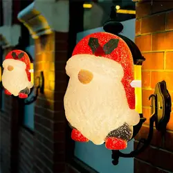 Faceless Gnome Porch Light Shade Christmas Holiday Outdoor Decoration For Patio Garage Lamp Home Decor Xmas Gift Navidad 2022