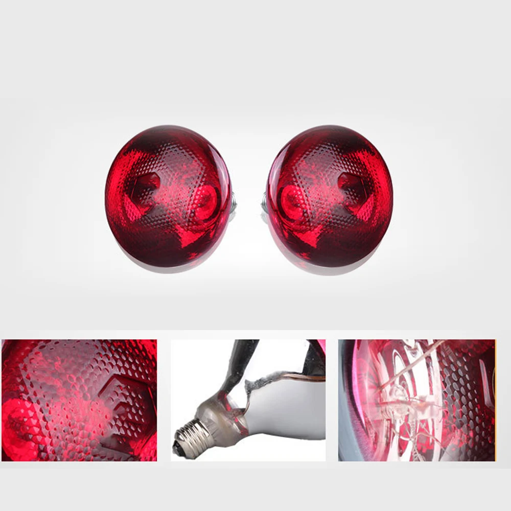 E27 100 W-250 W животноводческие нагревательные керамические светильники Pet изоляция красная лампа прочная