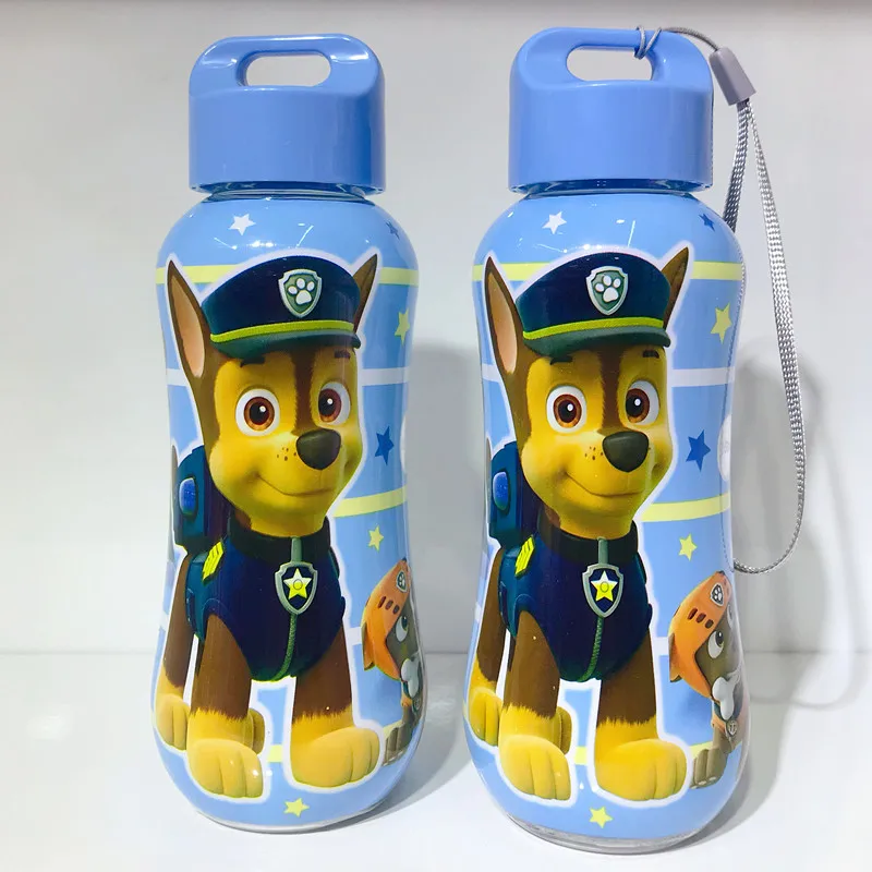 Disney 300ML Small water cup cartoon water cup anti-leakage cup lift rope water cup gift water bottles