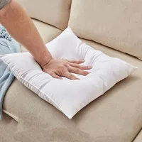 35-65cm PP Cotton Pillow Core High Resilience Soft Pillowcase Stuffing Moisture Absorption Breathable White Square Cushion Core 3