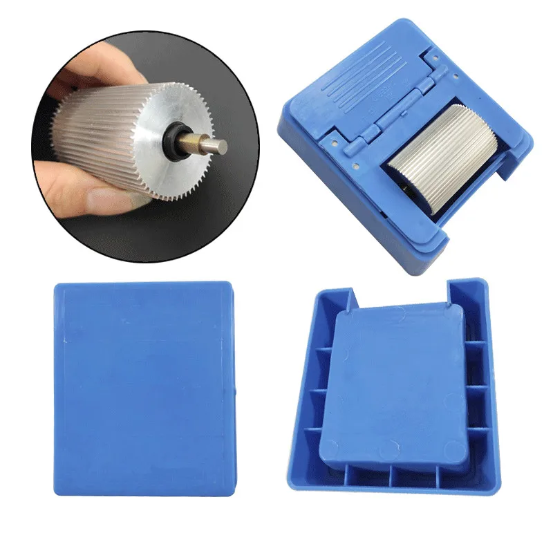 Manual oil box for edge painting DIY leather craft edge oil treatment tool multi-specification gear depth side bucket