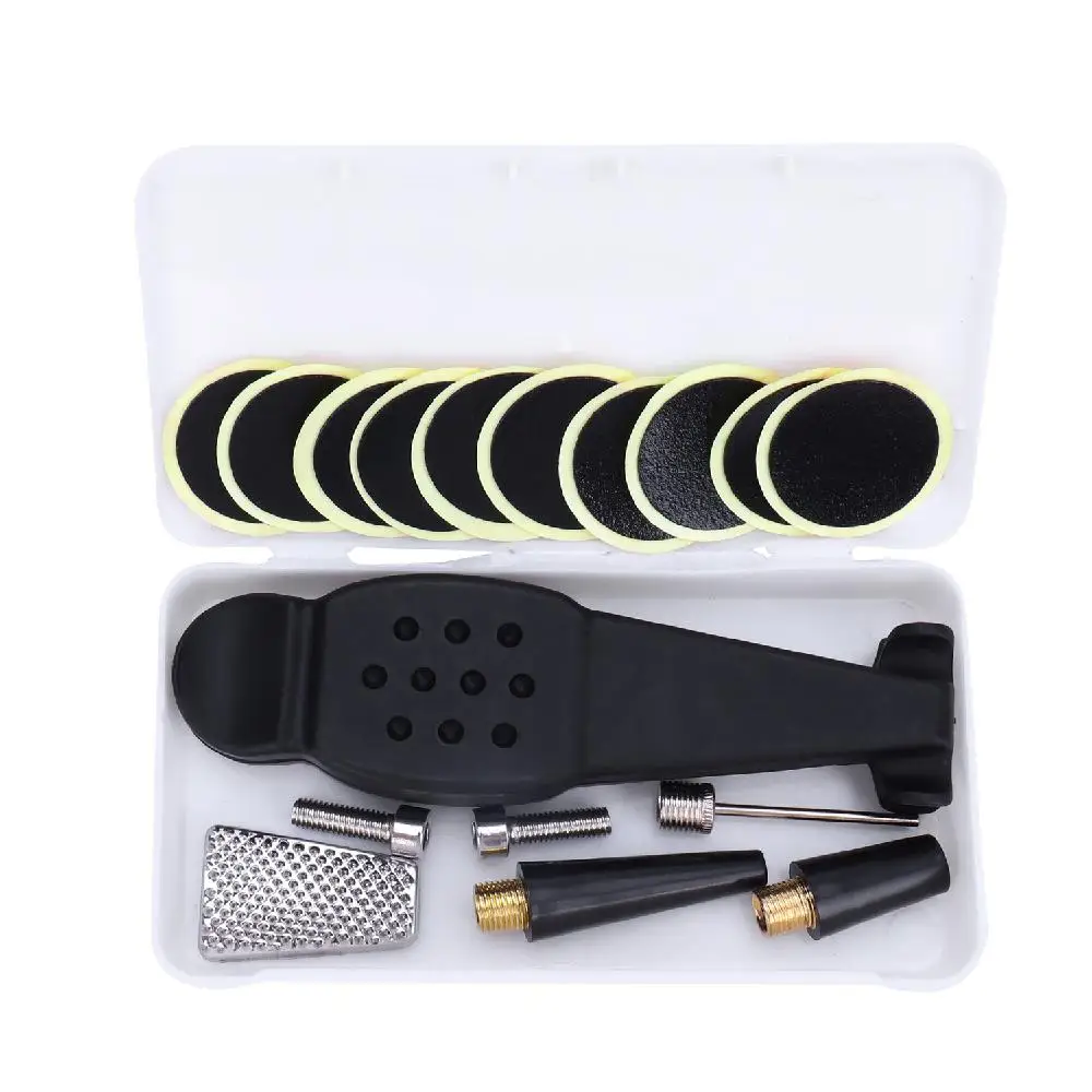 HiMISS Bicycle Repairing Kit Disassembly Tire Repairing Pressure Gauge Set