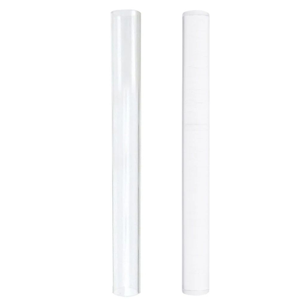 2 Sets Acrylic Roller Rolling Pin Stick Rod Polymer Clay Sculpture Art Craft Tool Accessories for Kids Hobbies Toys