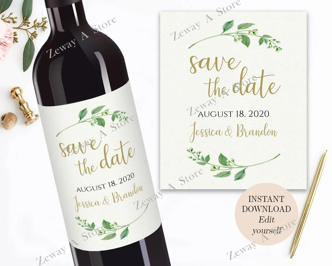 Etichette Adesive Per Bottiglie Vino XPEX - 8 Pezzi Arcobaleno, Impermeabili, Per Feste - Foto 3