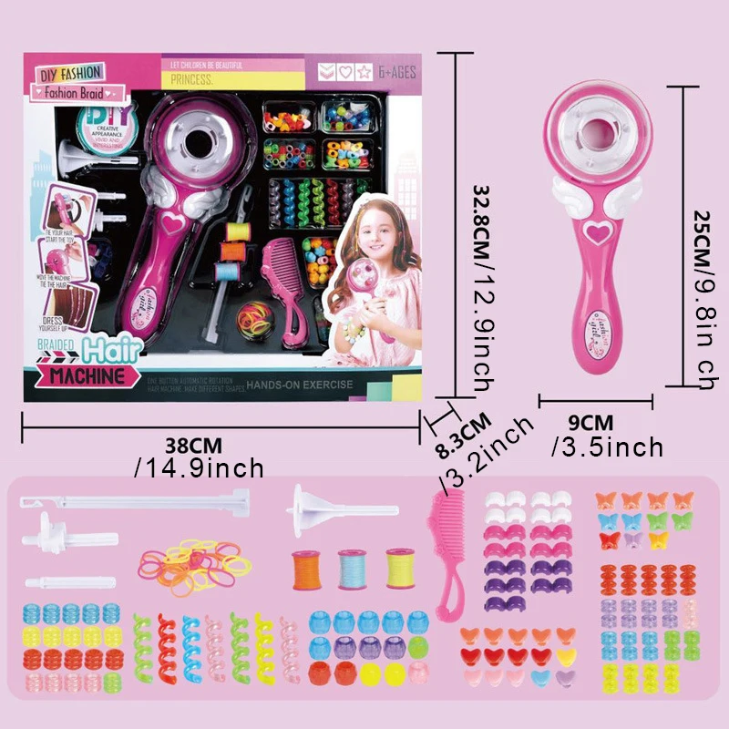 Newly Automatic Hair Braider Electric Hairstyle Braid Kit DIY Hair Styling Tool Novelty Gift for Teen Girl