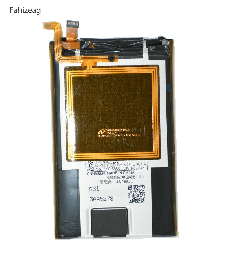 Fahizeag FL40 с аккумулятор NFC заменить для Motorola Moto x 3A Moto X Play Dual XT1543 XT1544 XT1560 XT1561 XT1562 XT1563 XT1565