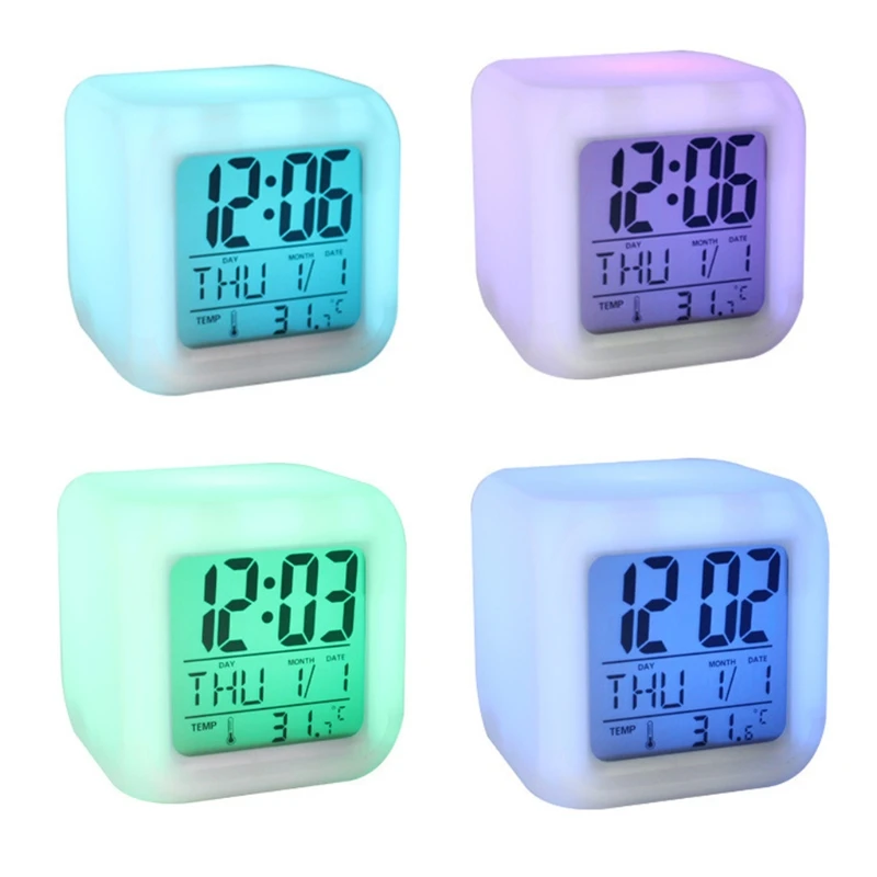 Alarm Clock Kids Wake Up Easy Setting Digital Travel For Boys Girls