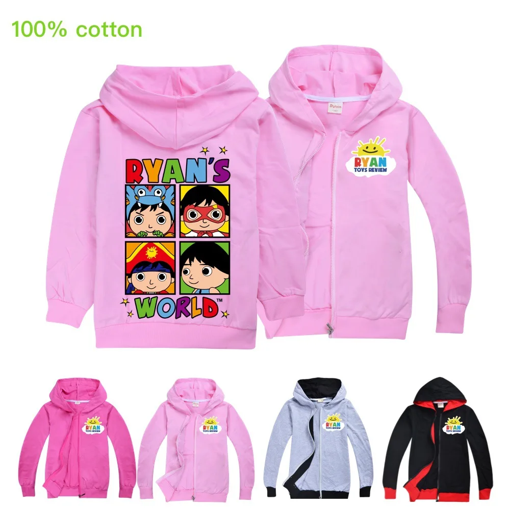 Ryan Toys; толстовки с капюшоном и рукавами; JOJO Siwa; толстовки; куртка; топы; футболка для девочек; маскарадный костюм; одежда; подарок на день рождения