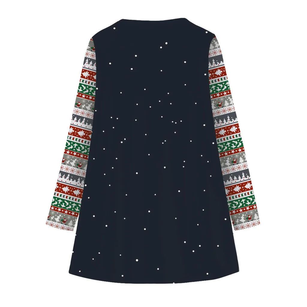 Christmas Dress Girl Baby Cartoon 3D Print Dress New Year Clothes Princess Winter Kids Dresses For Girls 10 11 12 Year Teen 19Nv