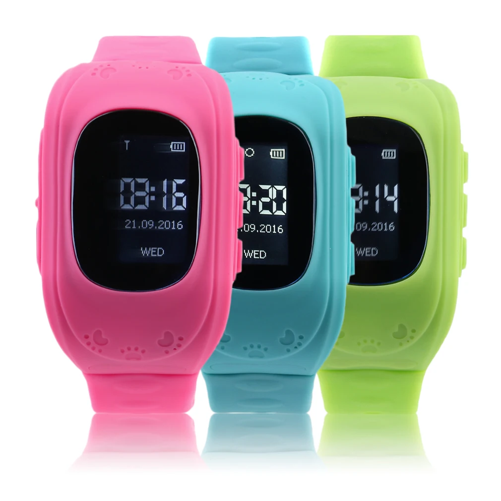  Mode Anti Verloren Kinder Kind Smart GPS Position Gummiband Armbanduhr Armband Elektronische Uhr Q5