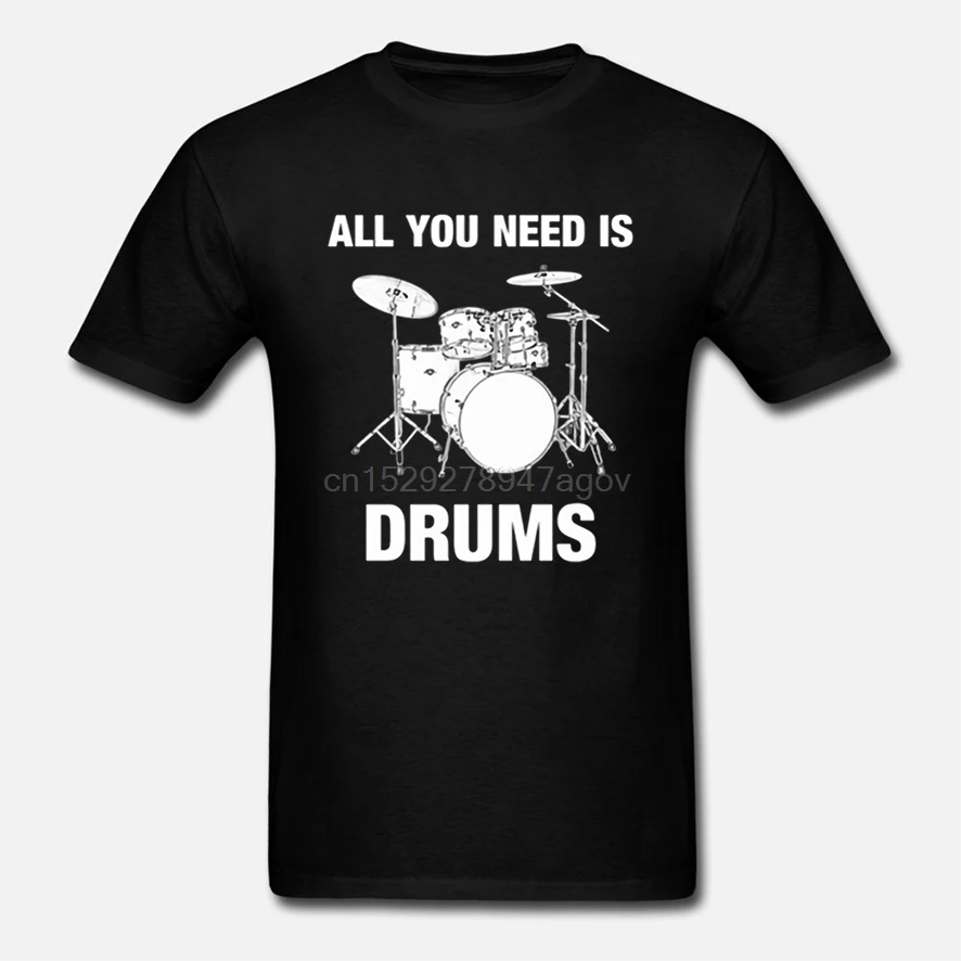 TAMA DRUMS Men Camisetas All You Need Is Drums t shirt T Shirt Brand 2017 Male Short Sleeve Top Tee O-Neck T-Shirt | Мужская одежда