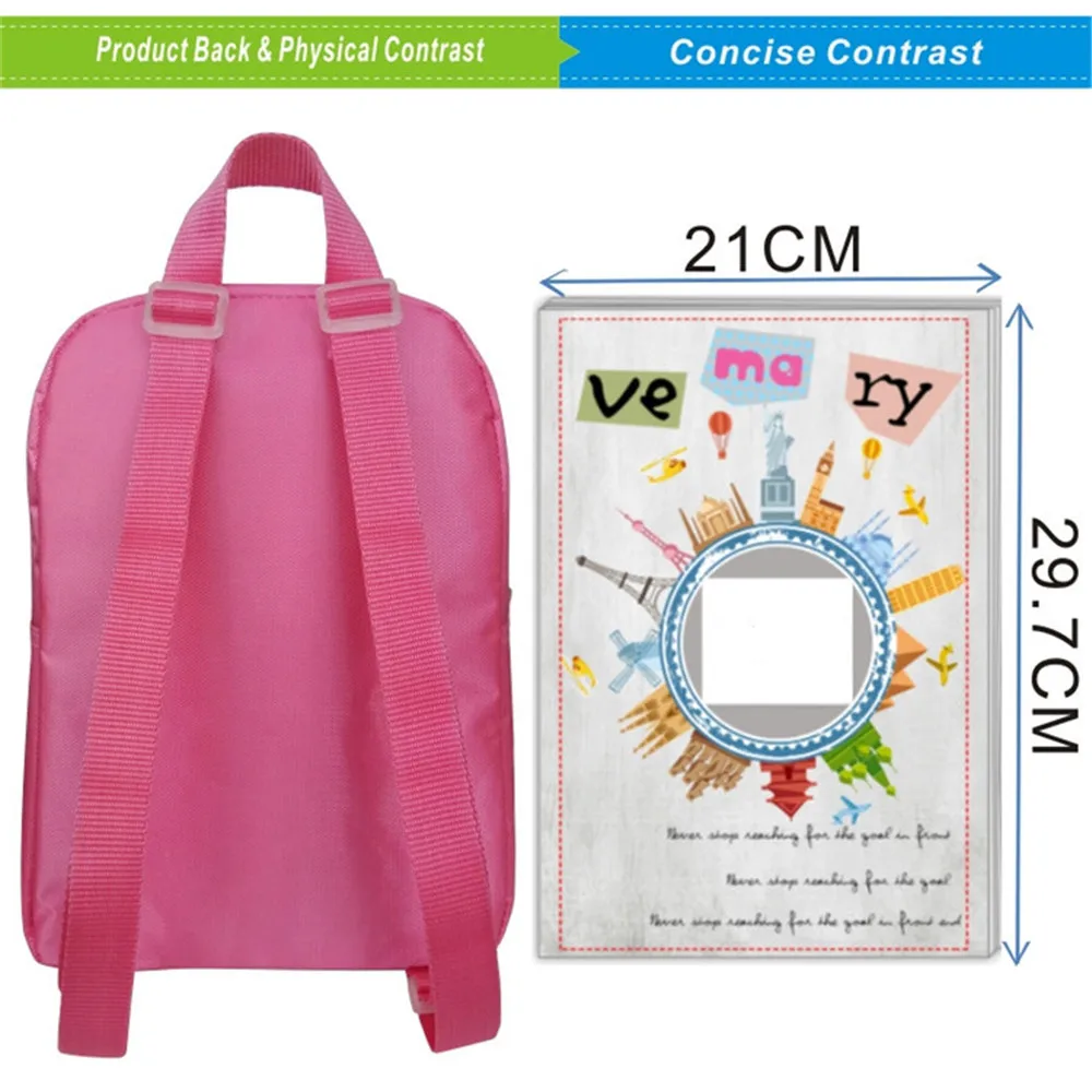 Me Contro Te Backpack Children Knapsack Mochila Kindergarten School Bag Casual Boys Girls Rucksack Kids Daily Cartoons Bookbag