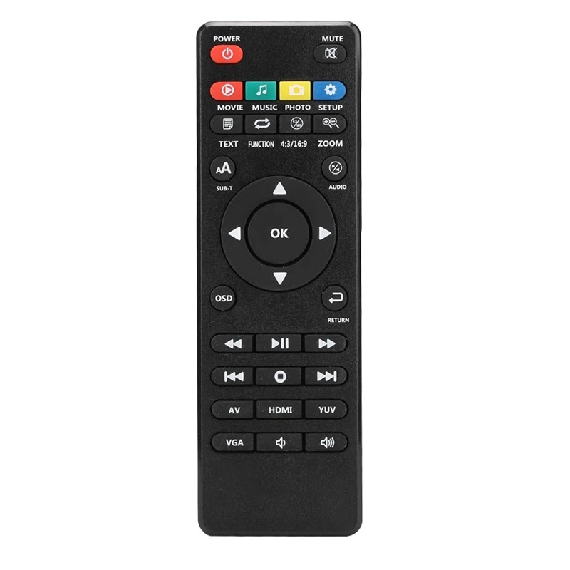 Mini Full HD 1080P 2.5 Inch SATa HDD Player Video Audio Media with HDMI/VGA/AV/USB/SD/MMC/Optical Output EU Plug