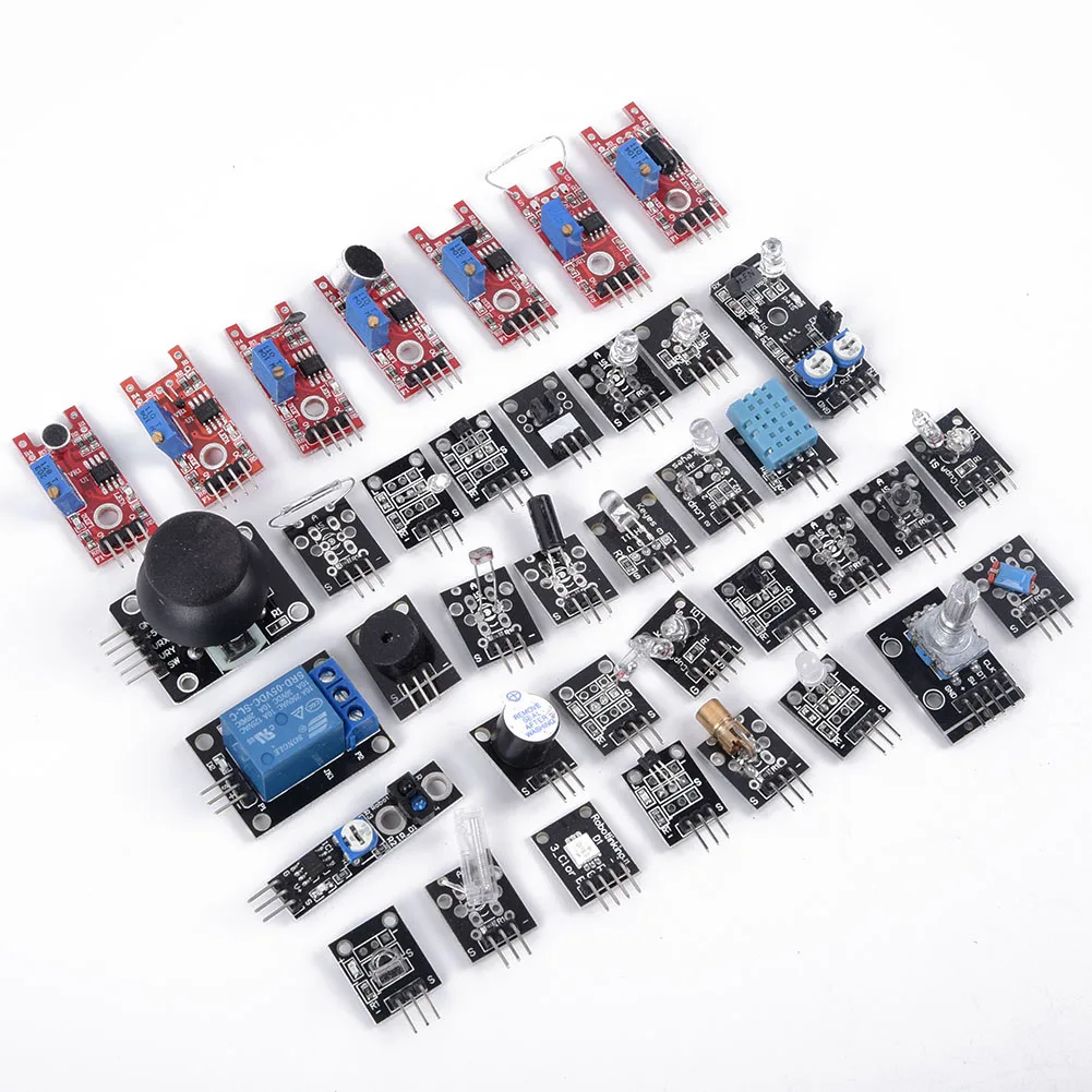 45 в 1/37 в 1 модуль датчика стартовый набор для Arduino Raspberry Pi образование мульти инструменты аксессуары
