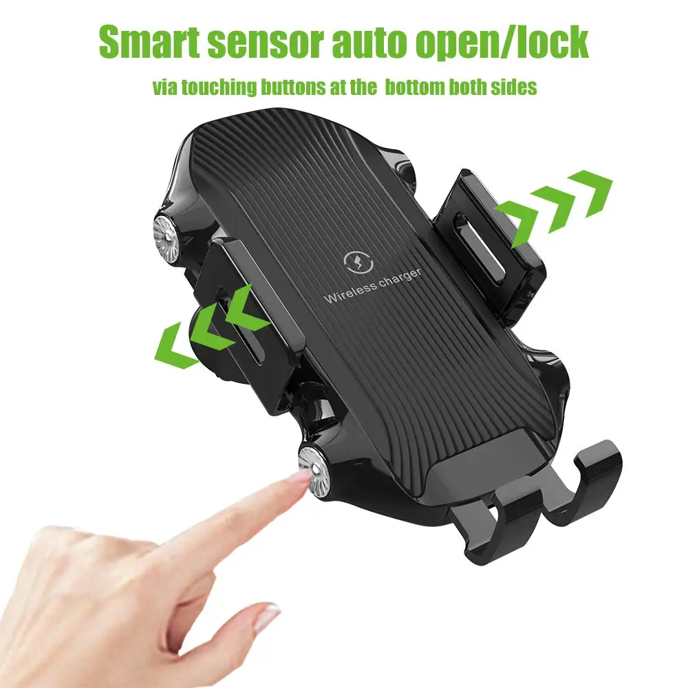 QI Wireless Charger Car Mount 10W Windshield Dashboard Air Vent Phone Holder For Samsung S10 S9 iPhone X XR XS Max Huawei Xiaomi (6)