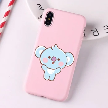 Alternative view of BT21 iPhone Cases for iPhone (11 pro, X, XS, XR MAX, 6, 6s, 7, 8, plus)