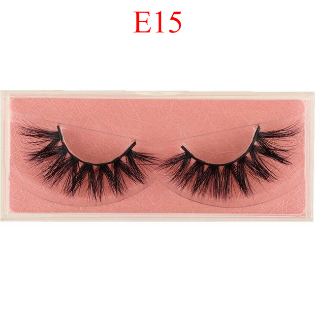eyelashes 100% cruelty free handmade 3D mink eyelashes full strip false false eyelashes makeup eyelashes E-10