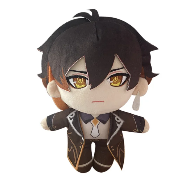 Anime Game Genshin impact Plush Doll Toy Venti Klee Zhongli Cute Soft Stuffed Pillow Gift 20cm