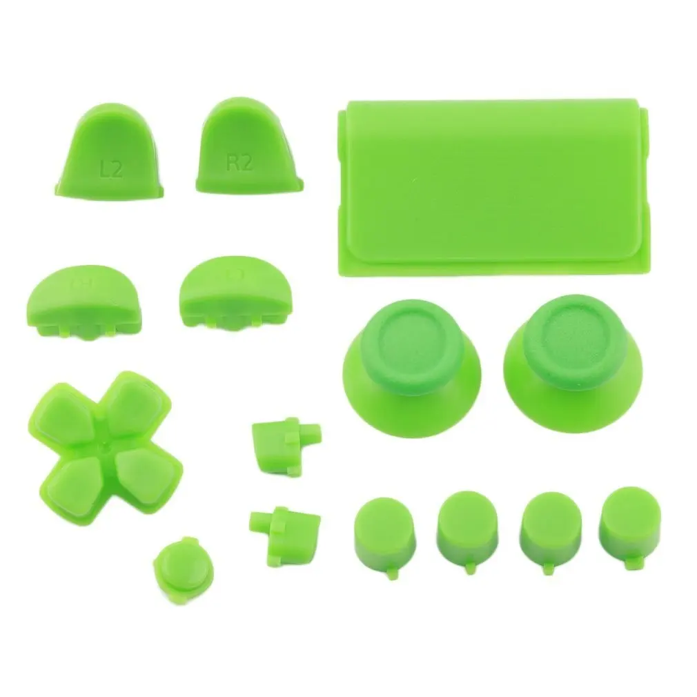 

Replacement Buttons Custom Mold Kit For PS4 For 4 Controller Solid Color Plastic Gamepads Spare Parts
