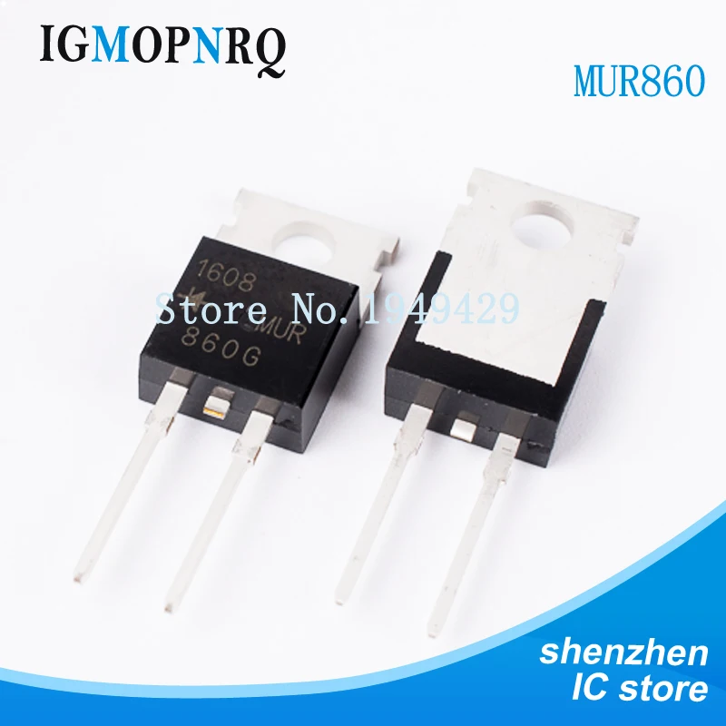 ТРАНЗИСТОР MUR860 MUR1560G RHRP1560 RHRP8120 LM317T IRF3205 TO 220 10 шт.|Интегральные схемы| |