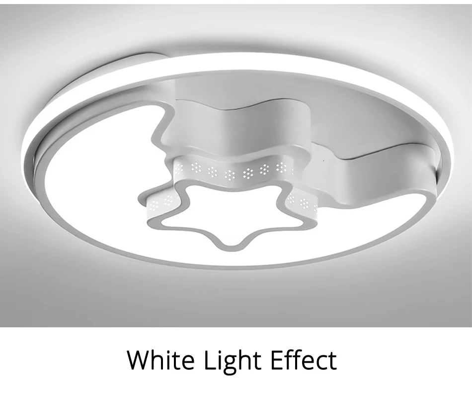 Потолочный светильник Звезда Луна детская лампа Креативный светодиодный светильник для спальни простое поколение мультфильм девочка детская комната освещение