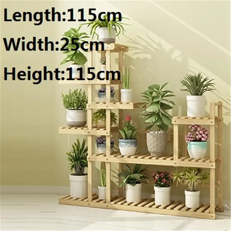 Number 10 Soporte интерьер Escalera Decorativa Madera Крытый Estante Para Plantas балкон полка завод стойки на Kwiaty цветок стенд - Цвет: Number 10