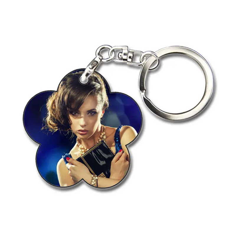 

Сублимационный брелок из ДВП, пустые брелки для ключей для женщин и мужчин, модные персональные брелки для ключей с ellipse, теплопередающие материалы, оптовая продажа